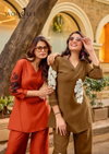 Livonia By Wooglee Viscose Weaving Western Co Ord Set Wholesale Online